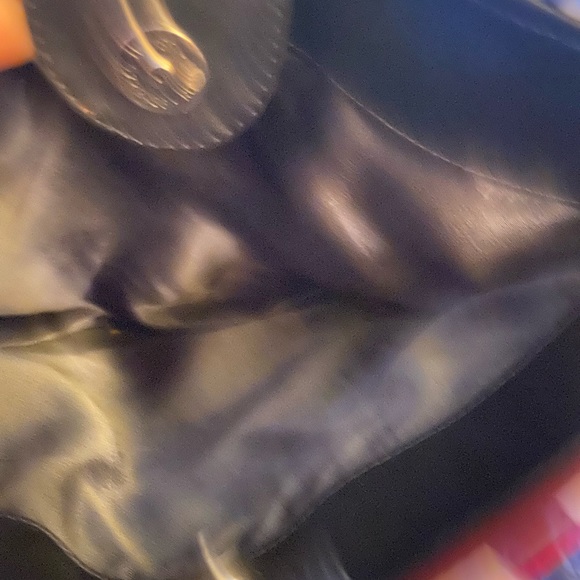 ♥️🎁♥️Leah Aiken Authentic Leopard Skin & Red Suede Pocketbook- Shoulder Bag - Picture 11 of 12